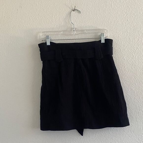 Elegant Black Button-Up Skirt Sezane Hayda Noir - Picture 4 of 6